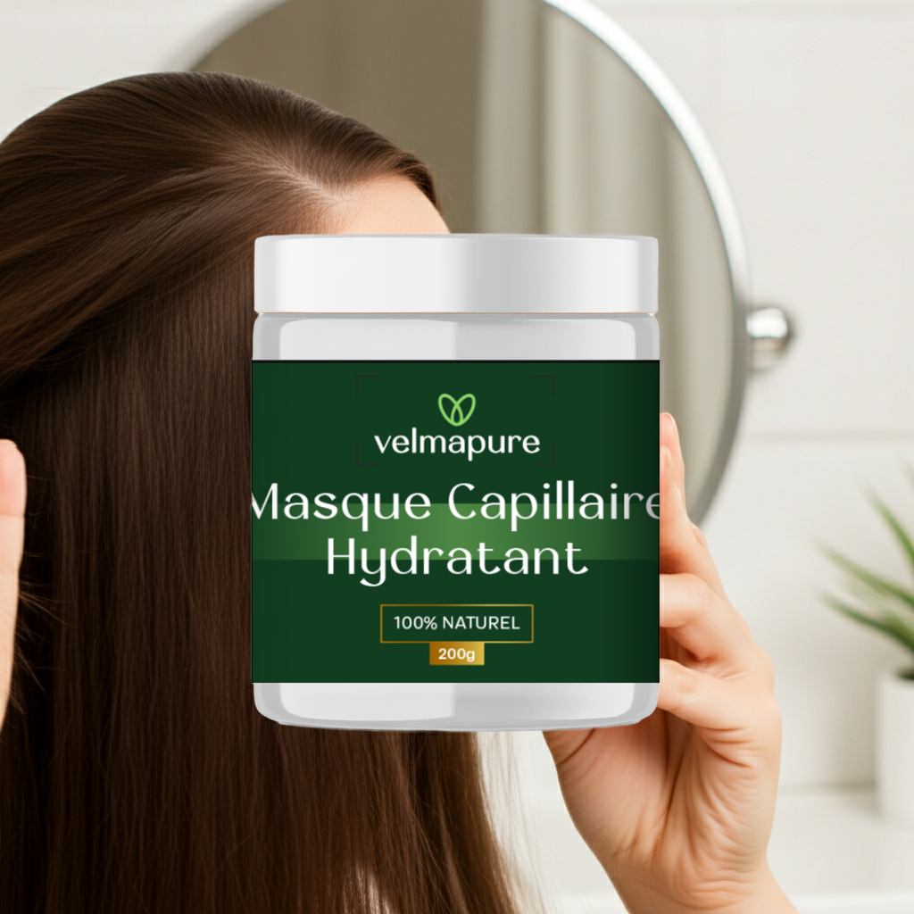 Masque Hydratant Naturel pour Cheveux – Douceur et Brillance Instantanées | VelmaPure