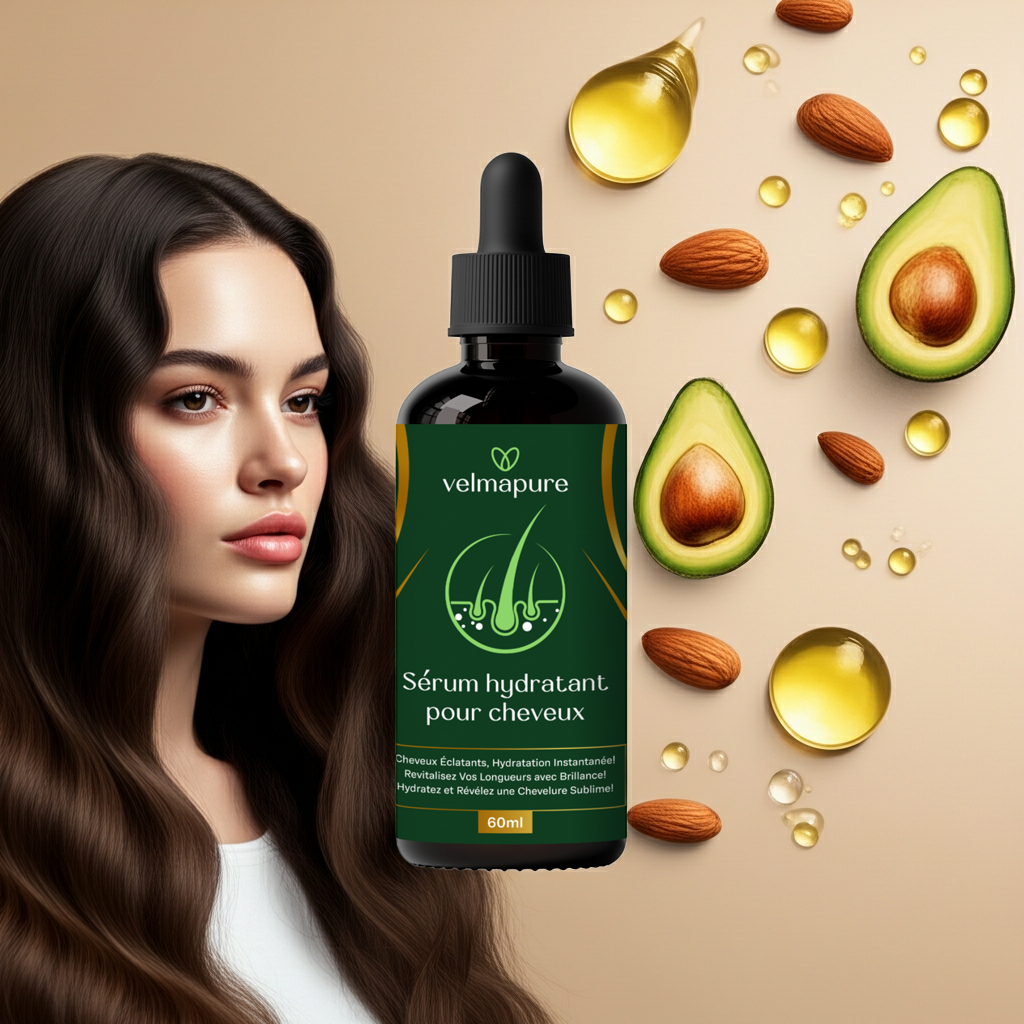 Sérum Hydratant Velmapure – Nutrition & Brillance Naturelle
