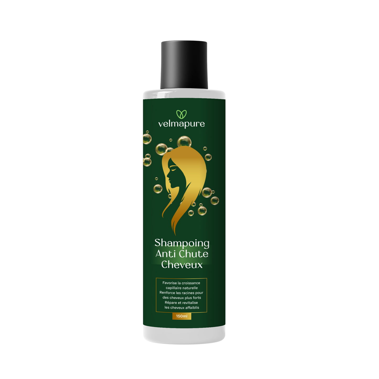 VelmaPure FortiShampoo – Shampooing Naturel Anti-Chute & Croissance des Cheveux
