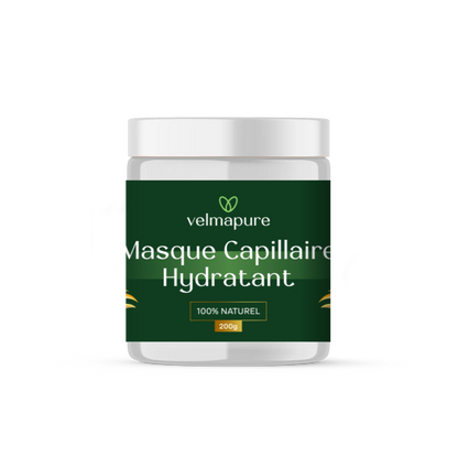 Masque Hydratant Naturel pour Cheveux – Douceur et Brillance Instantanées | VelmaPure