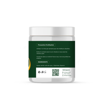 Masque Hydratant Naturel pour Cheveux – Douceur et Brillance Instantanées | VelmaPure